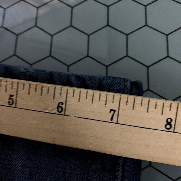 CJ Black Buckle Slim Jeans Mens 38/32 Destroyed Distressed High Rise Medium Wash - Picture 7 of 12